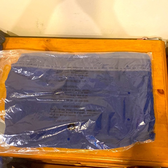 Women's Maternity NHL Edmonton Oilers Navy Yardline Long Sleeve Shirt Large NIP - Picture 4 of 5